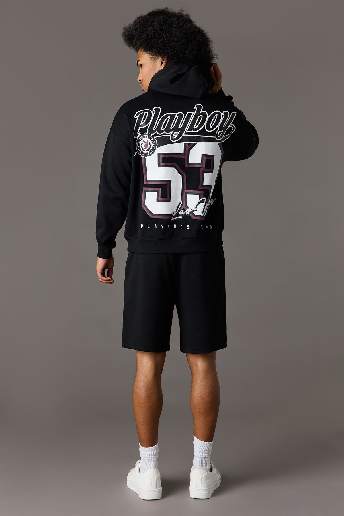 Vue alternative 3. Short en molleton à imprimé Playboy