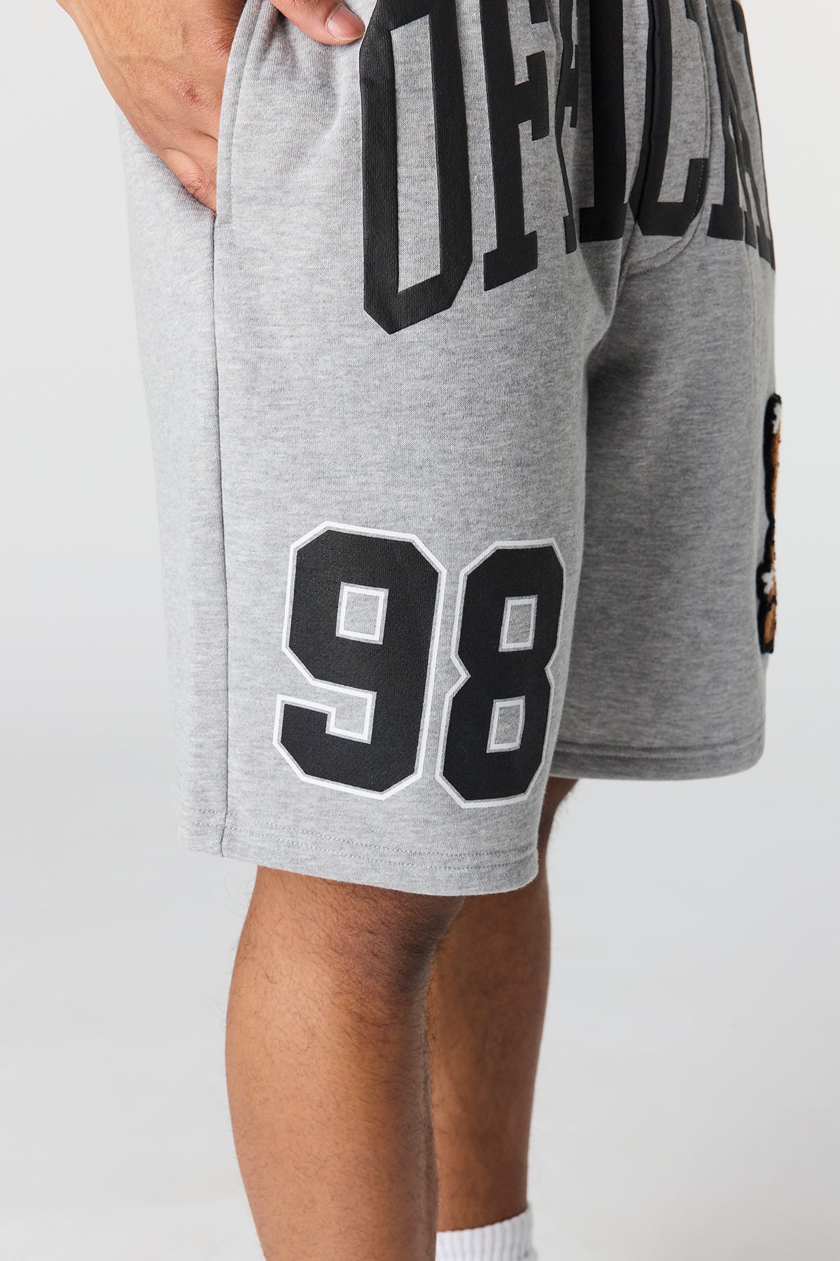 Vue alternative 4. Short en molleton imprimé