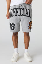 Short en molleton imprimé