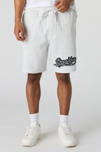 Short en molleton imprimé