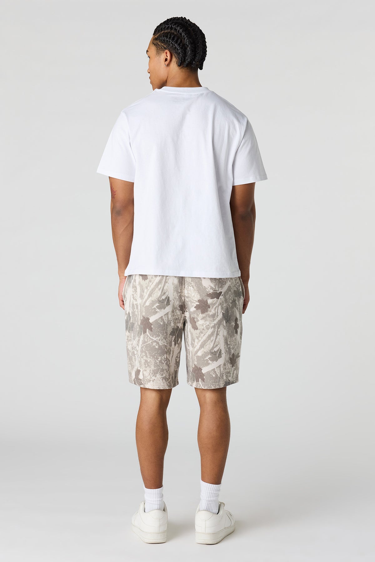 Vue alternative 3. Short en molleton imprimé