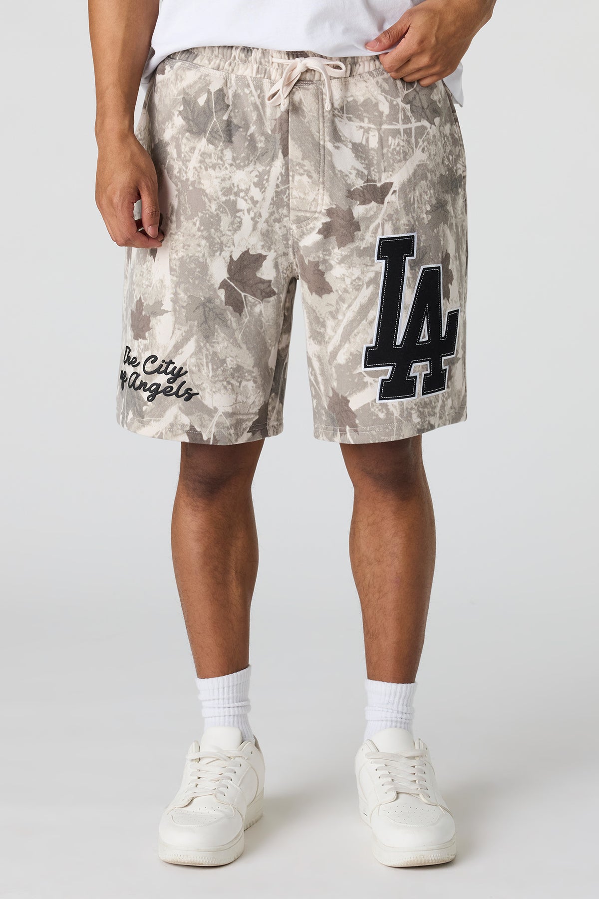Short en molleton imprimé