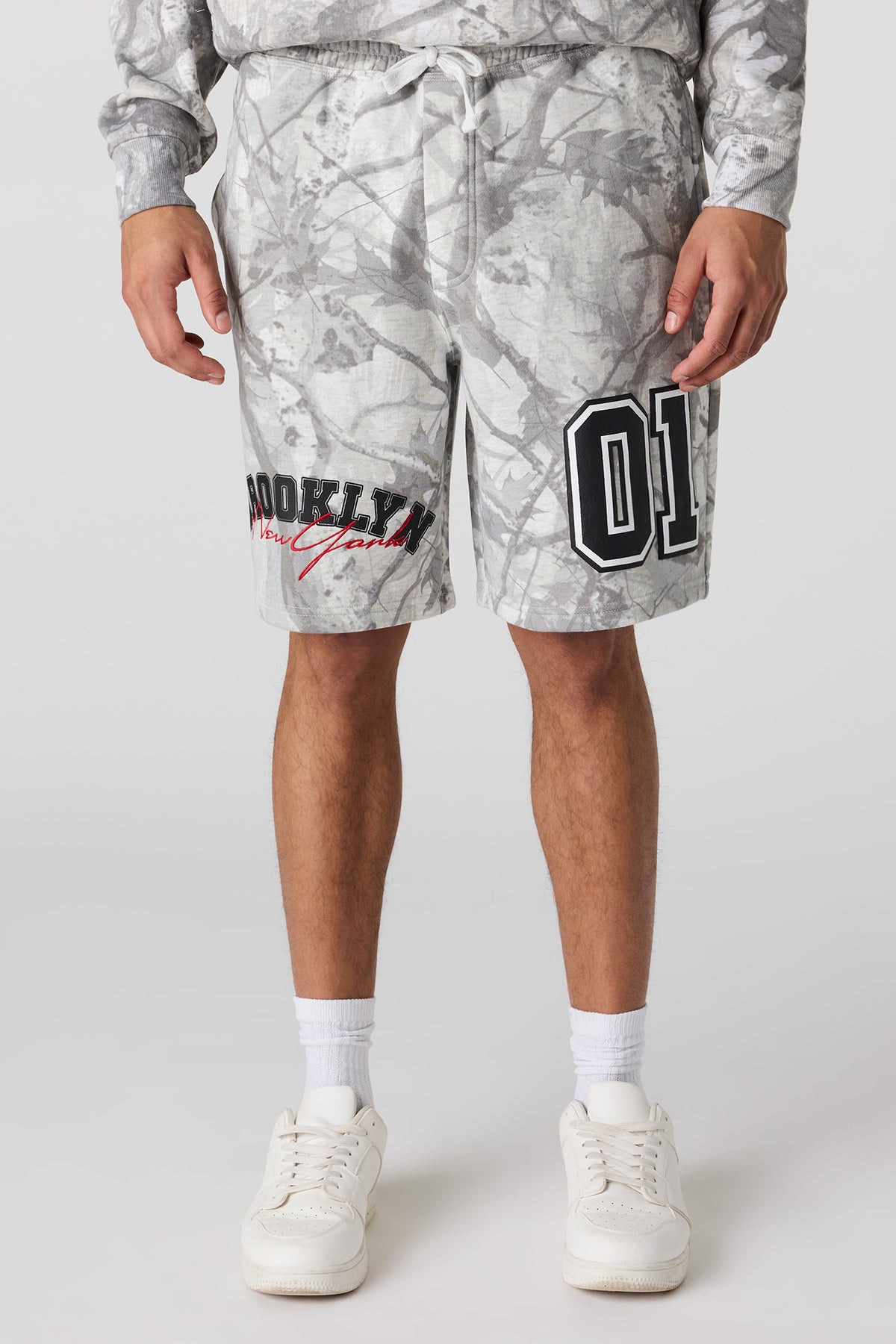 Short en molleton imprimé
