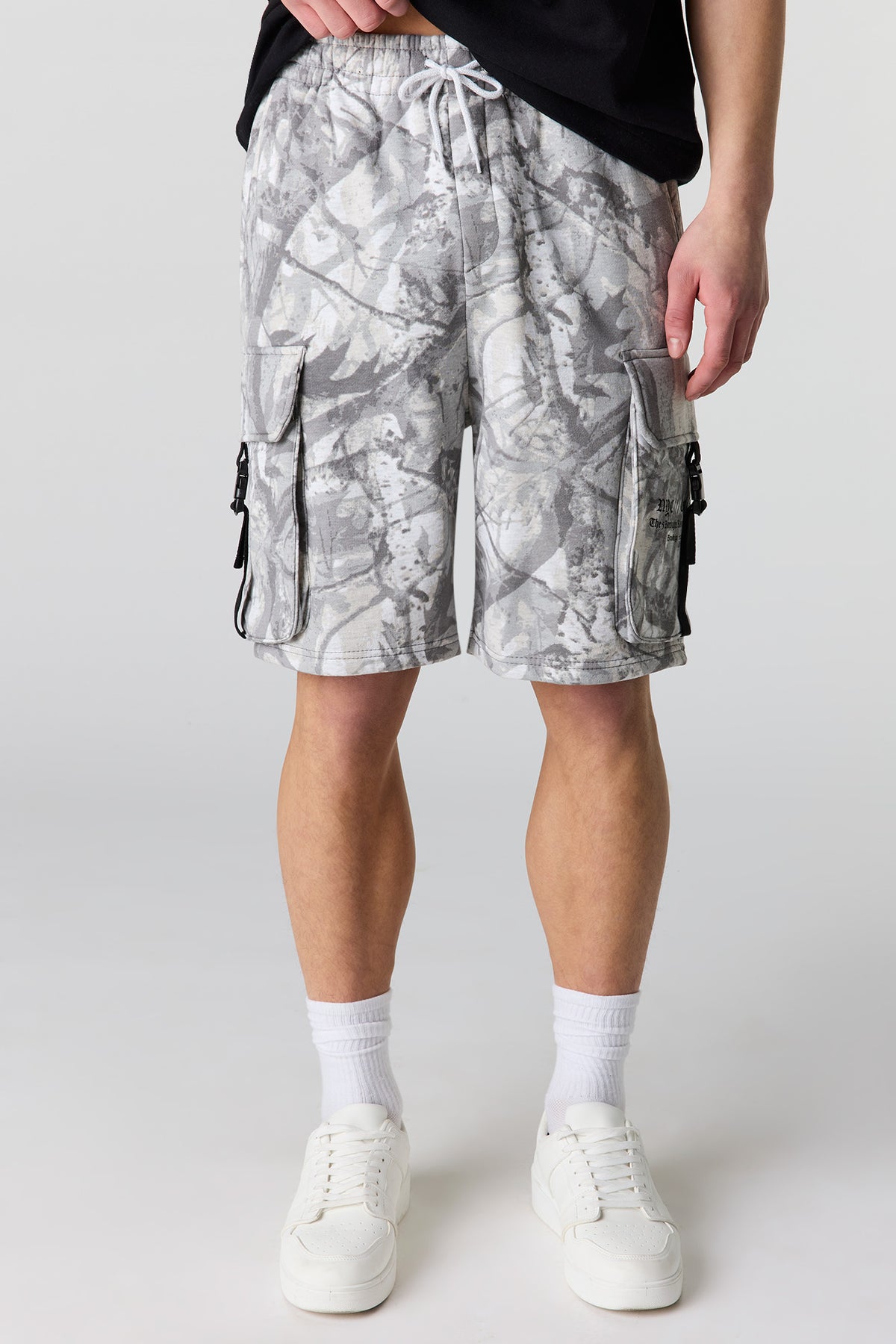 Graphic Fleece Cargo Short 8.5" - Camouflage
