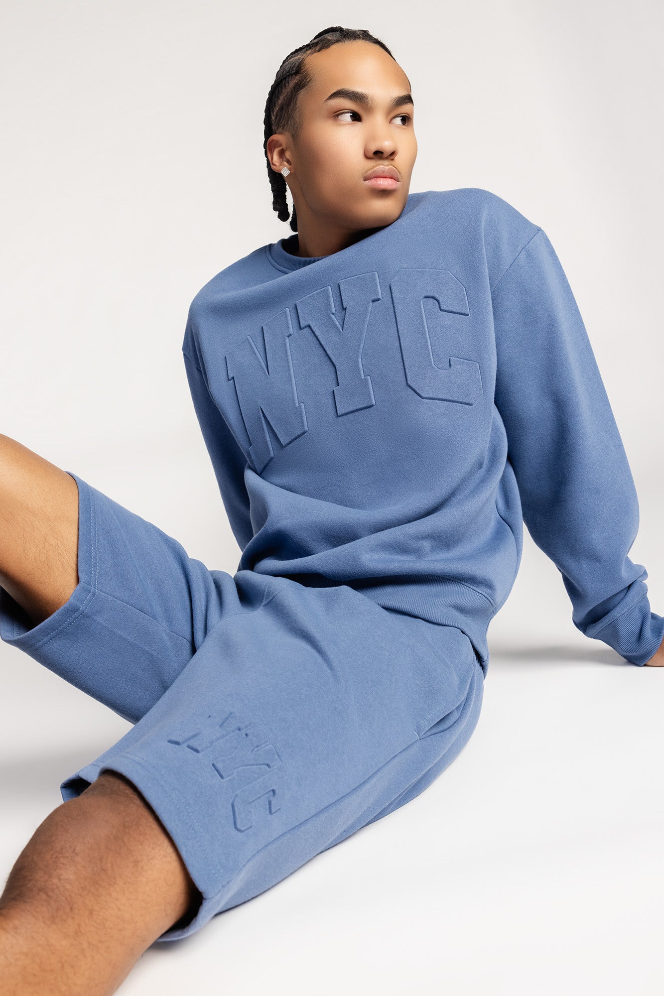 City Embossed Fleece Sweatshirt – Urban Planet