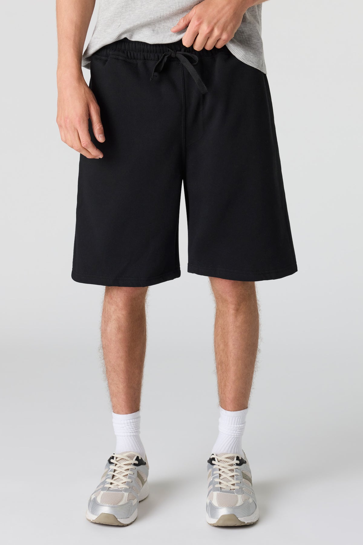 Alt View 4. Fleece Short 8.5" - Yellow