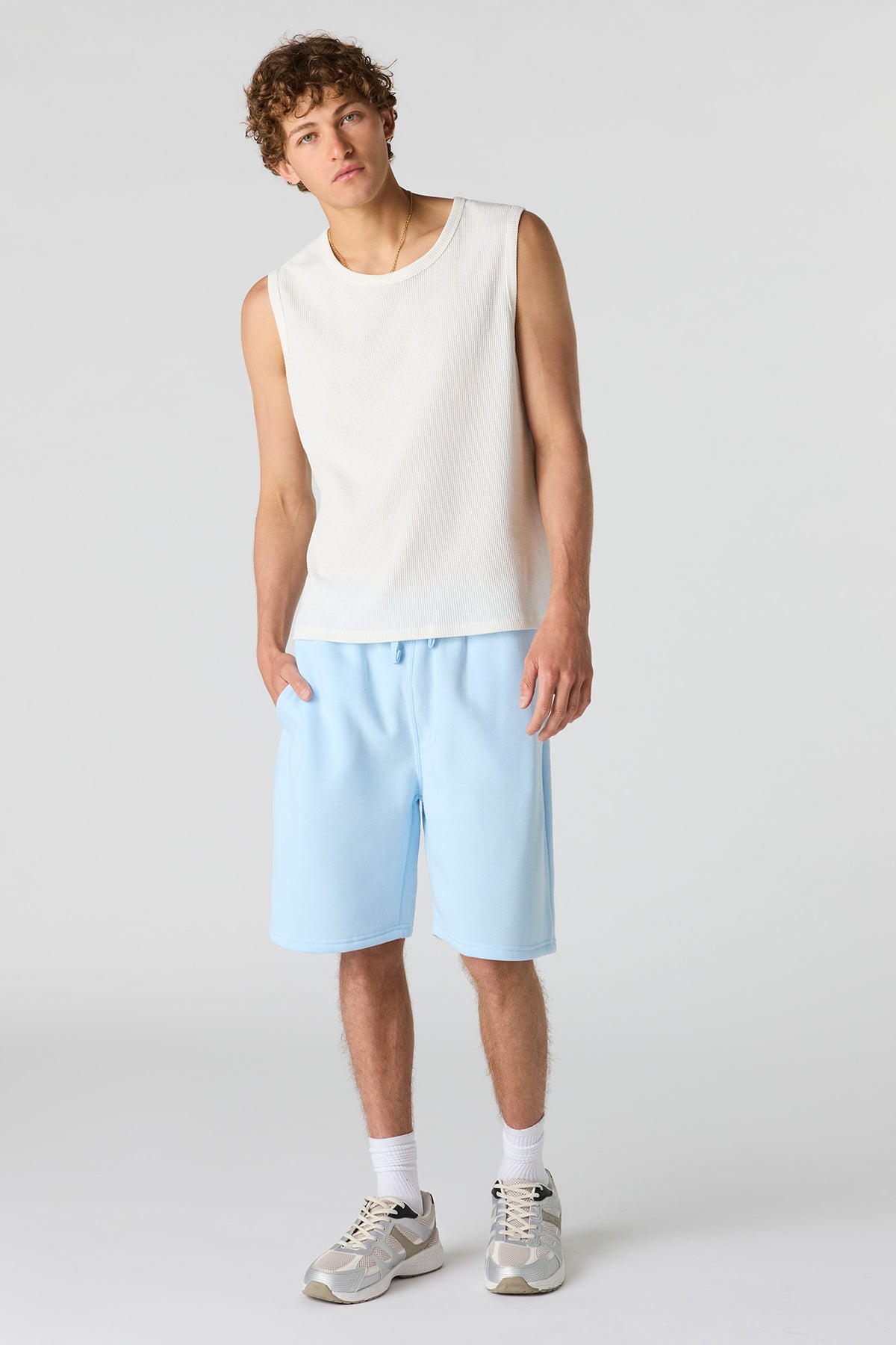 Alt View 20. Fleece Short 8.5" - Yellow