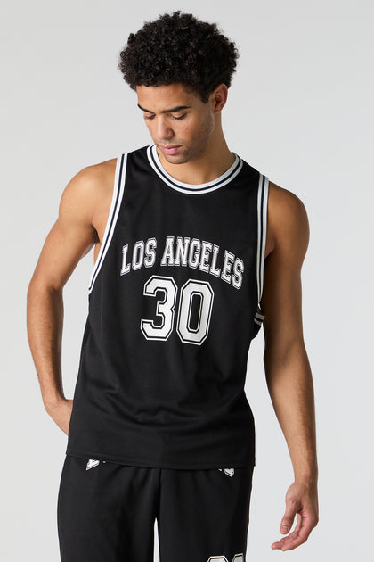 Jersey de basketball en filet à imprimé Los Angeles