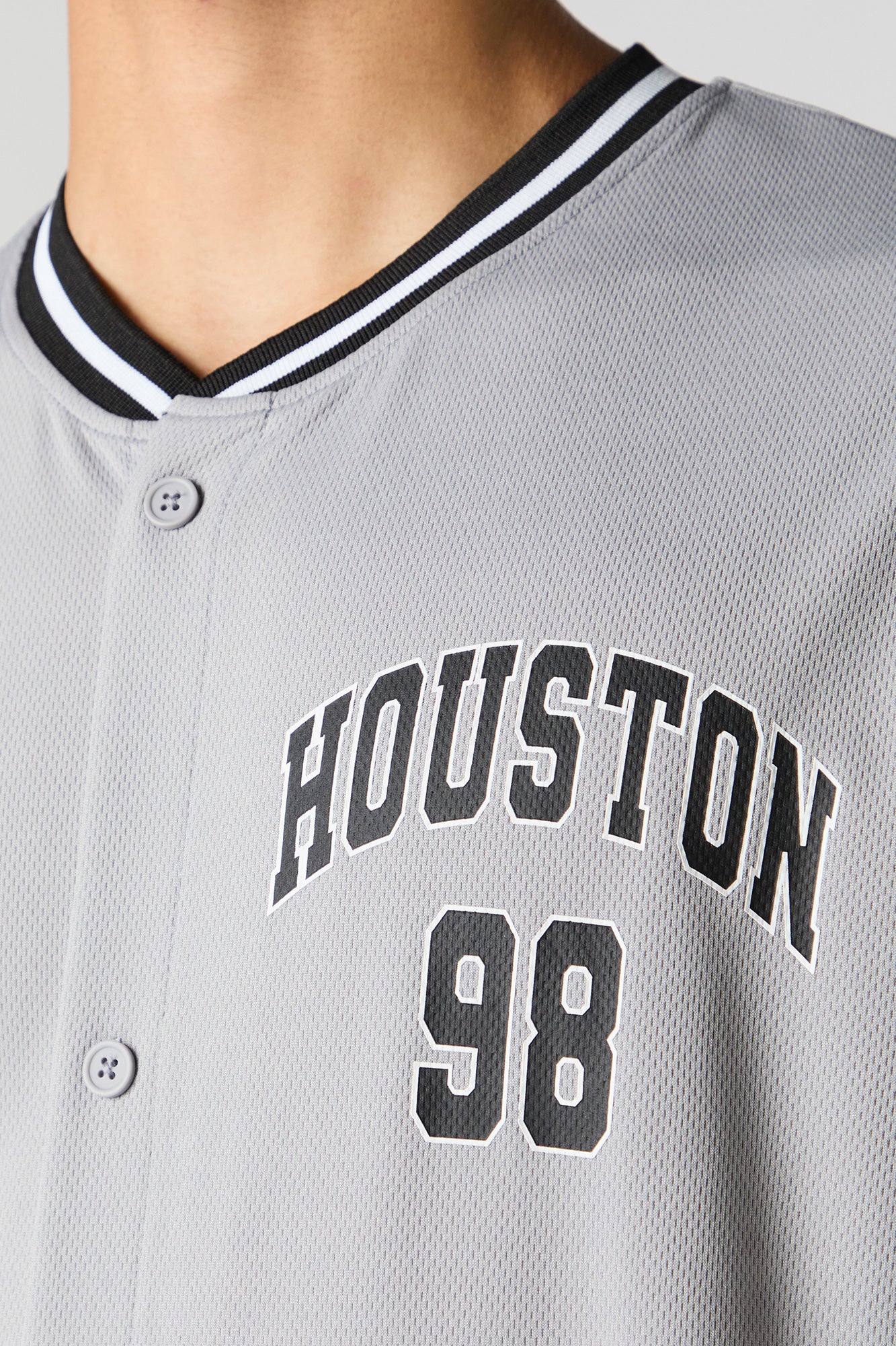 Houston Graphic Mesh Baseball Jersey