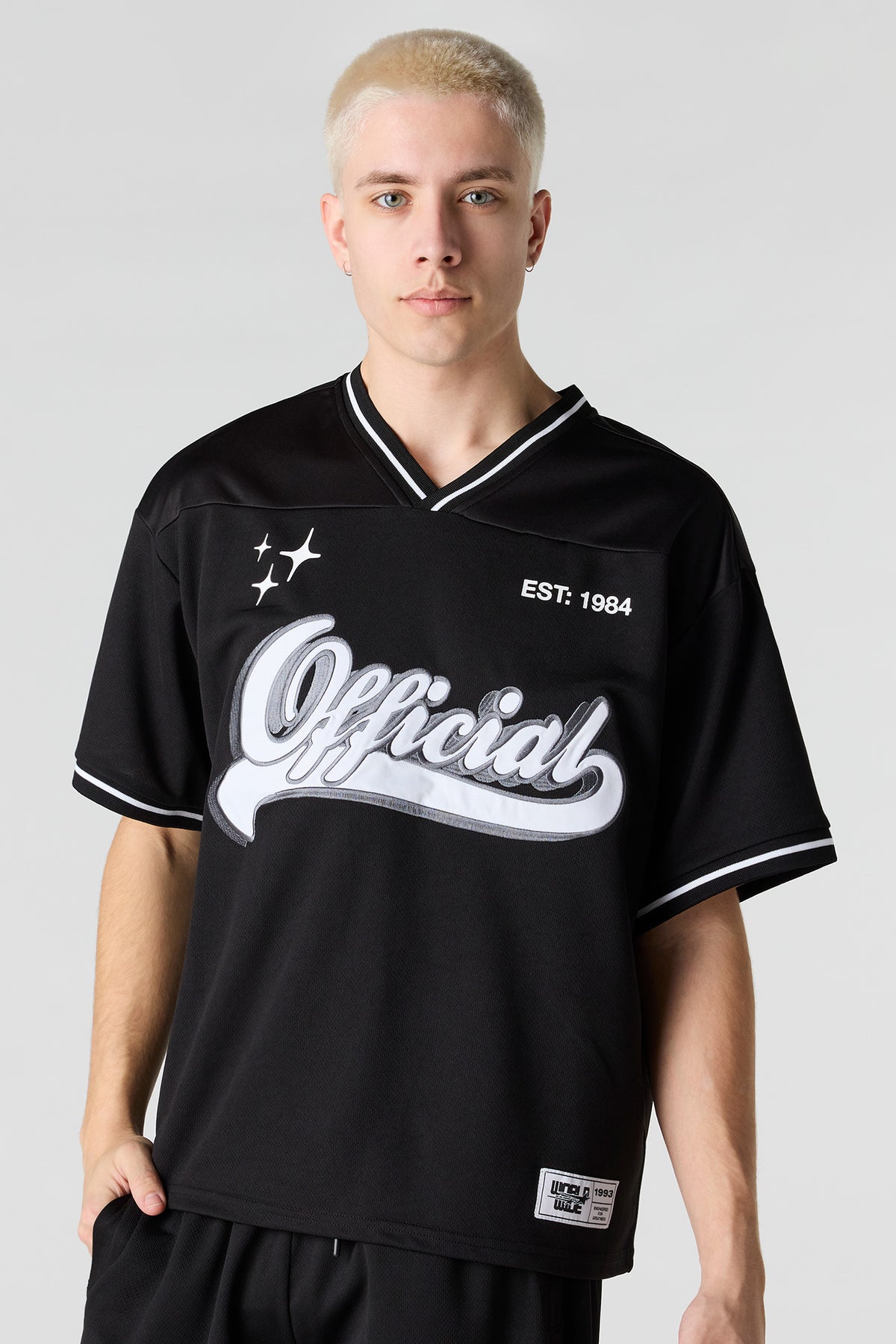 Jersey en filet imprimé