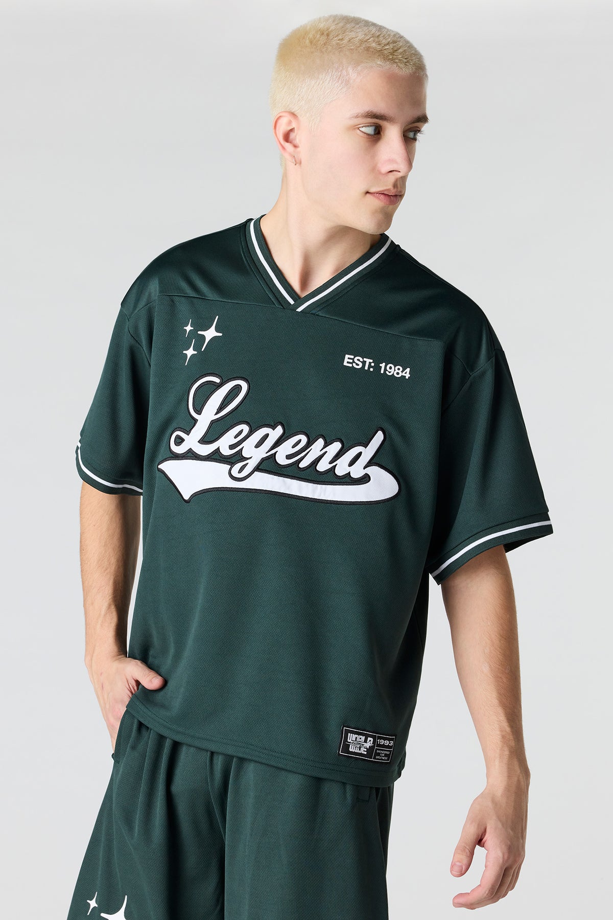 Jersey en filet imprimé
