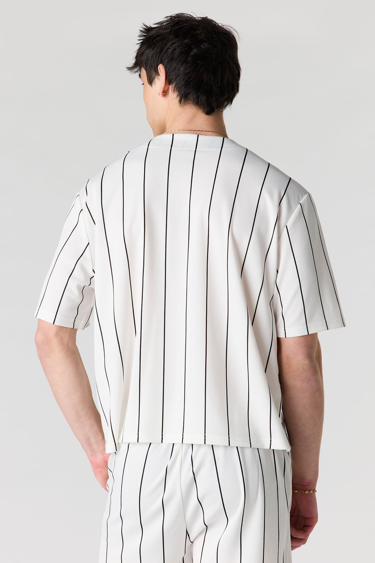 Vue alternative 2. Jersey de baseball en filet imprimé