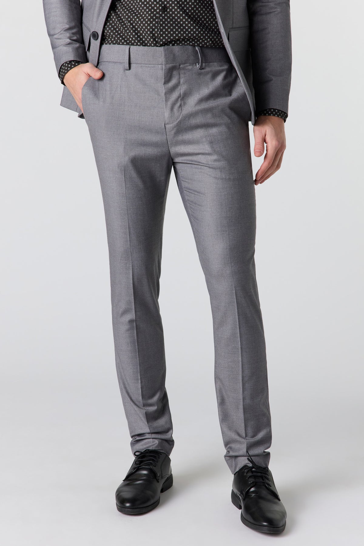 Pantalon de complet ajusté