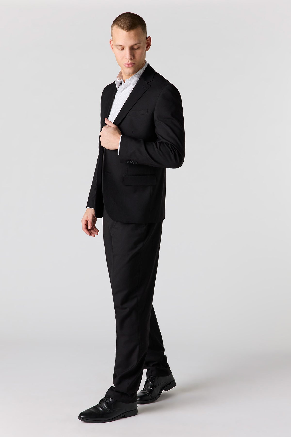 Alt View 2. Regular Fit Suit Pant - Black