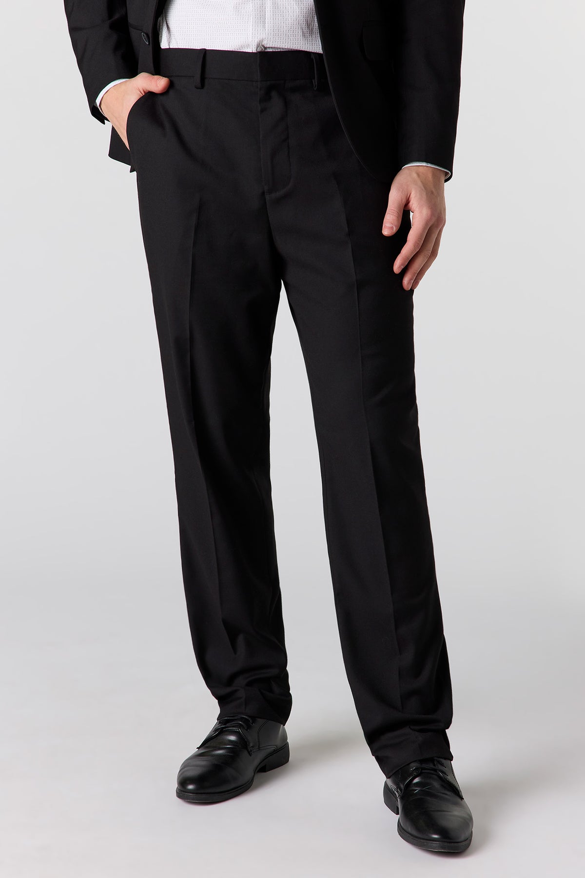 Regular Fit Suit Pant - Black