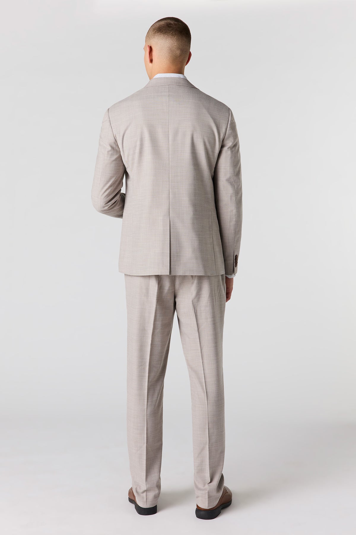 Alt View 3. Regular Fit Suit Pant - Beige