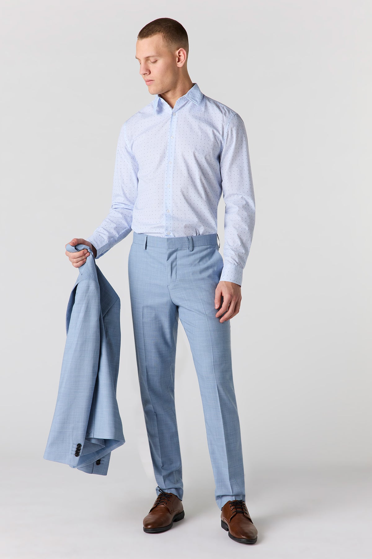 Alt View 3. Dress Shirt - Blue