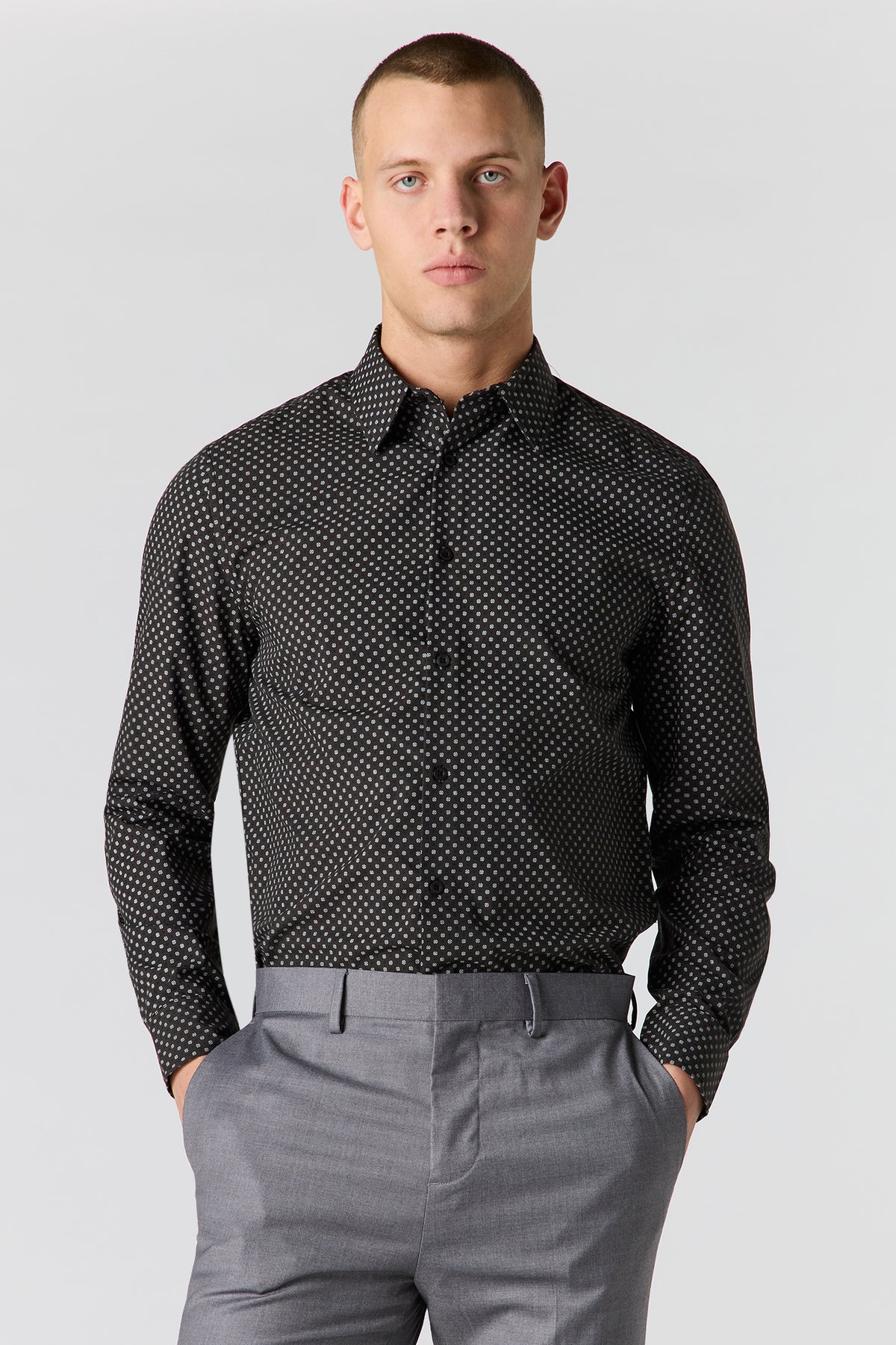 Dress Shirt - Solid Black