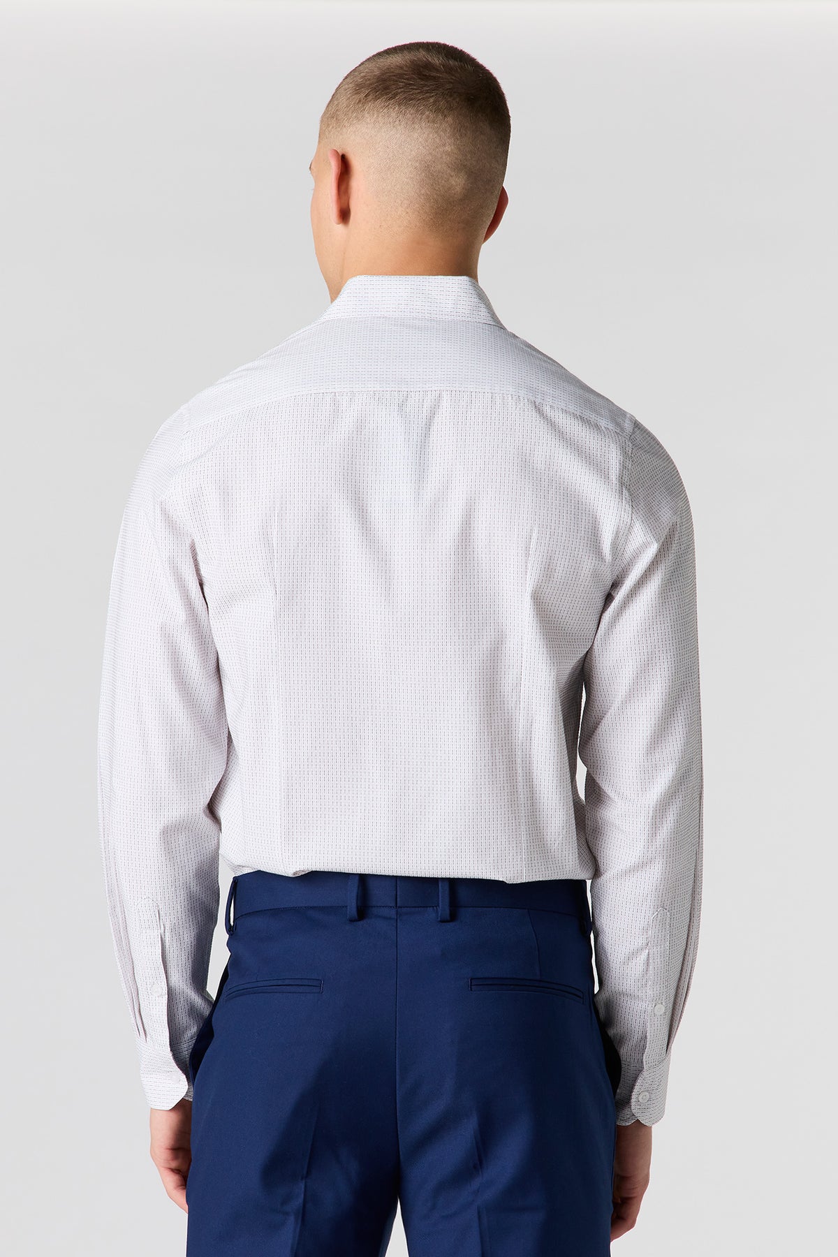Alt View 2. Dress Shirt - Eggshell