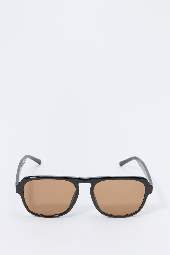Lunettes de soleil aviateur rondes