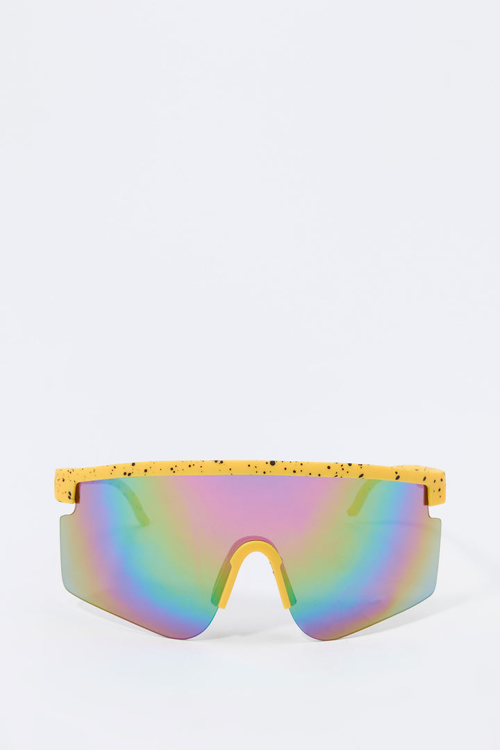 Lunettes de soleil avec éclaboussures de peinture