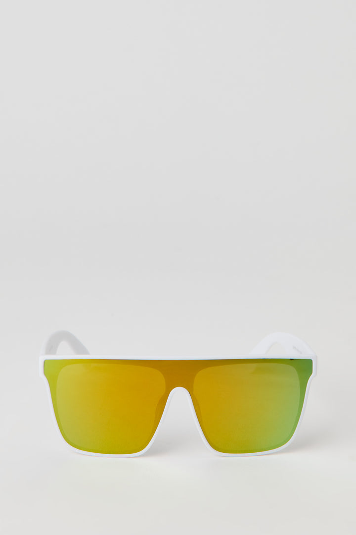 Lunettes de soleil carrées teintées