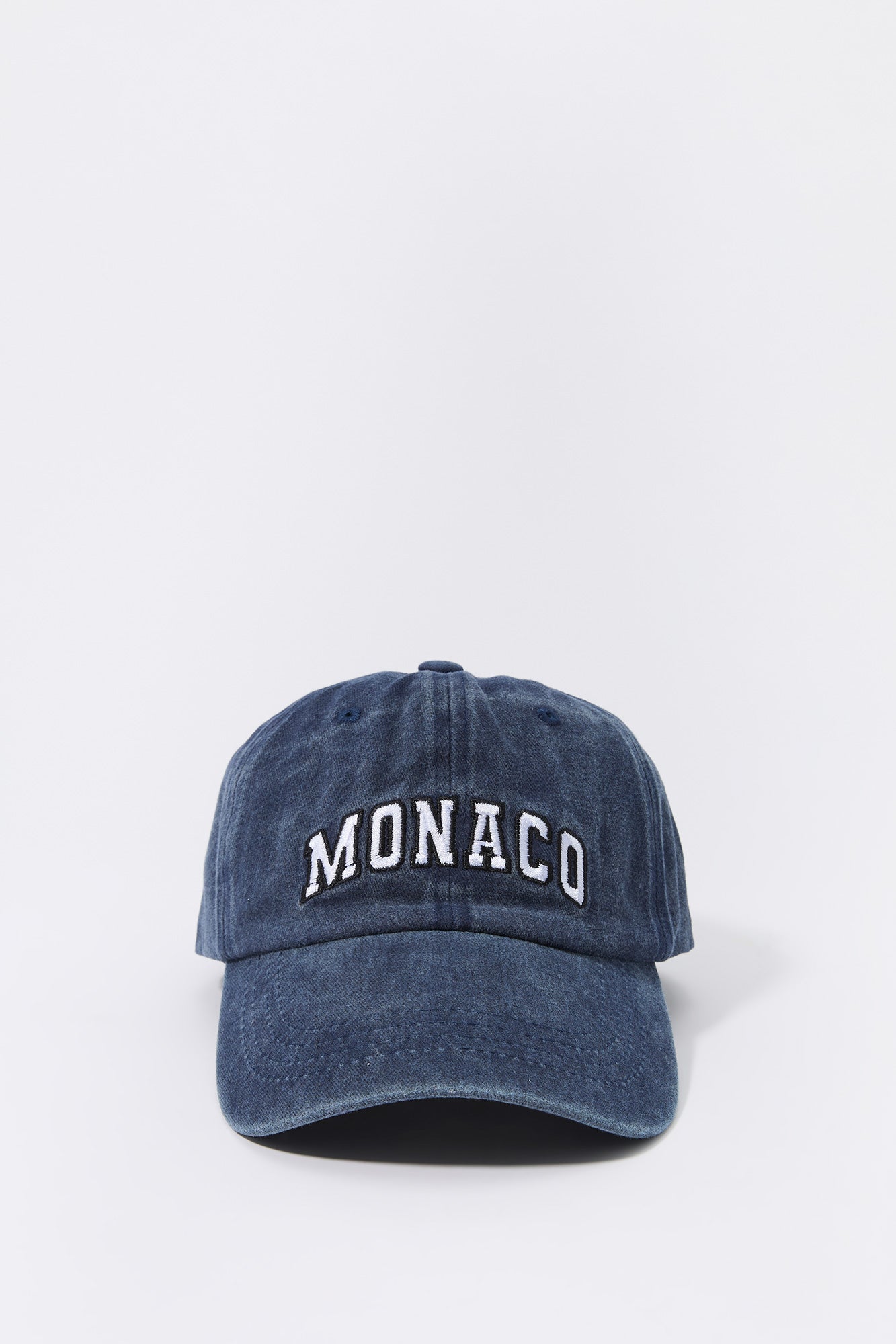 Monaco Embroidered Washed Baseball Hat