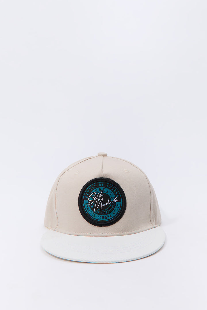Casquette réglable avec empiècement tissé Brooklyn deux-tons