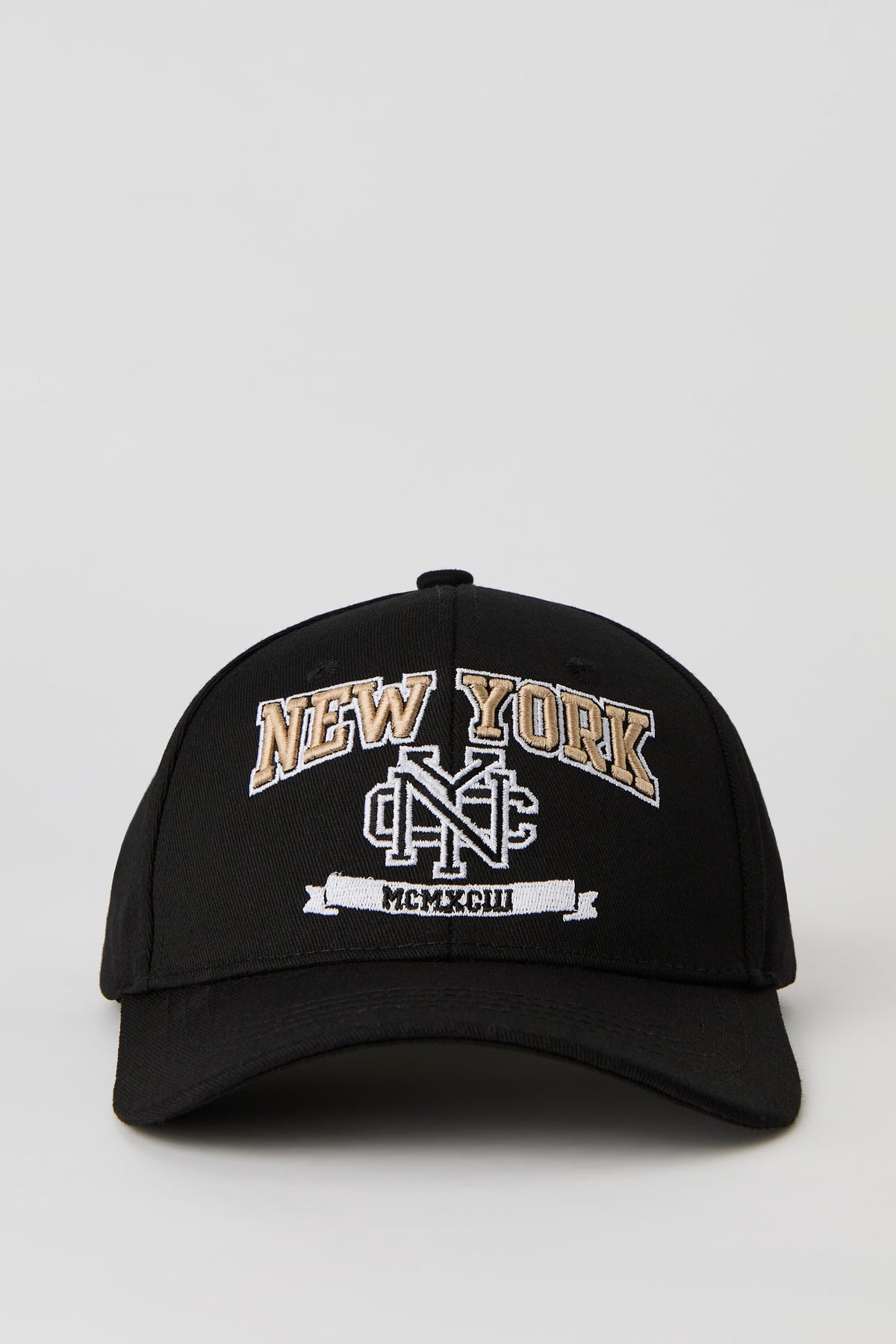 Embroidered Baseball Hat - Black