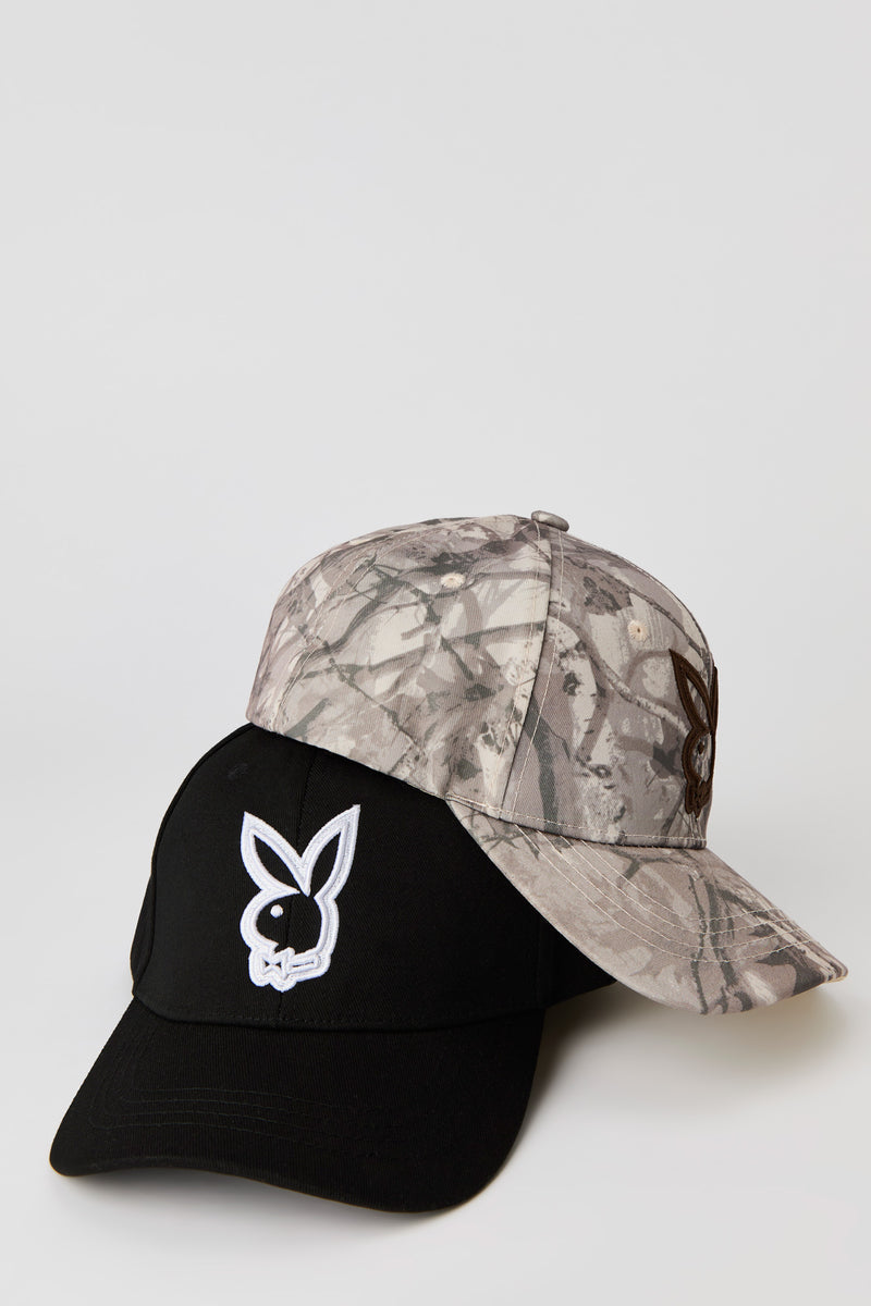 Casquette de baseball avec motif brodé Playboy