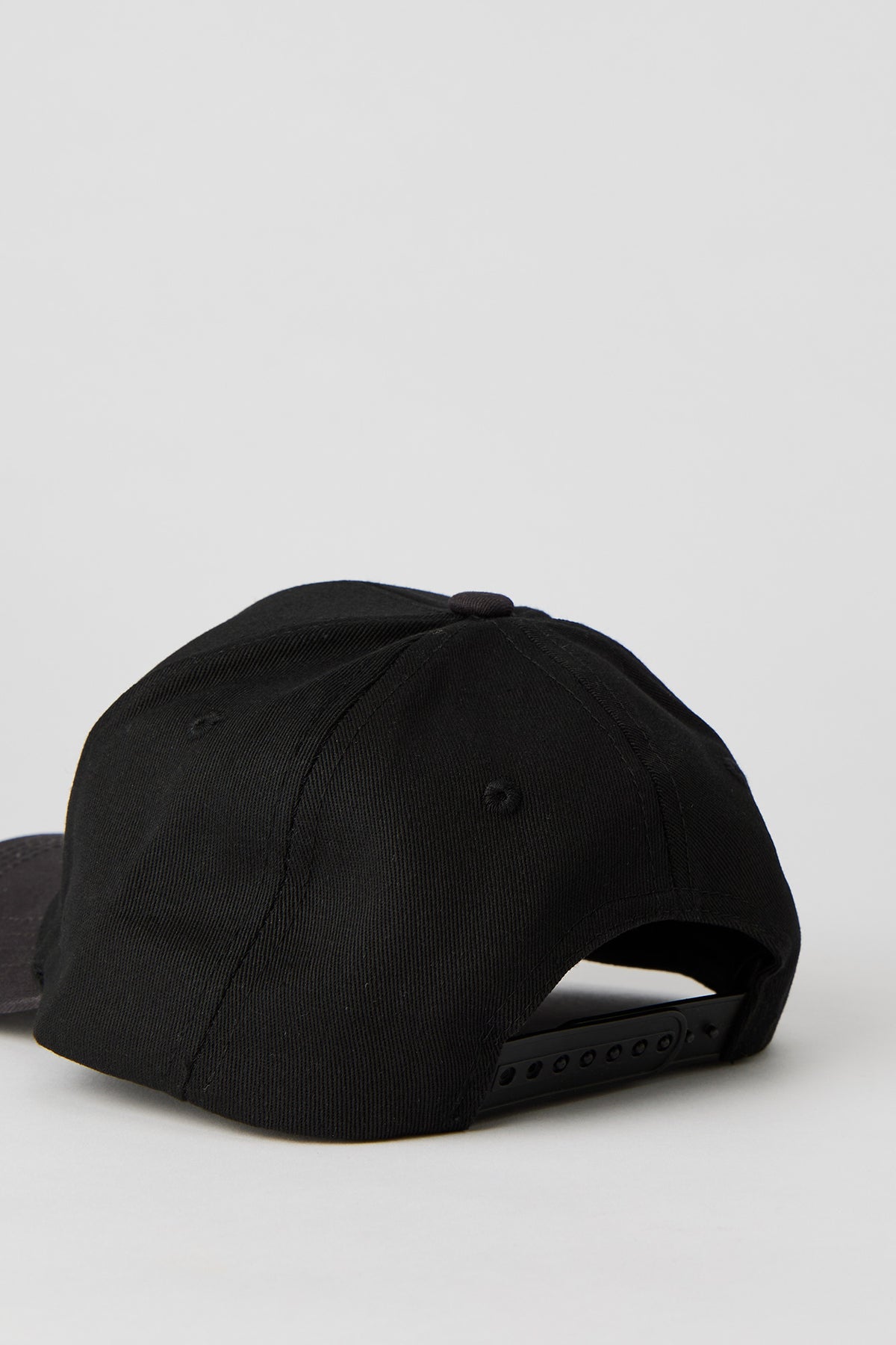 Alt View 3. City Embroidered Baseball Hat - Black with White