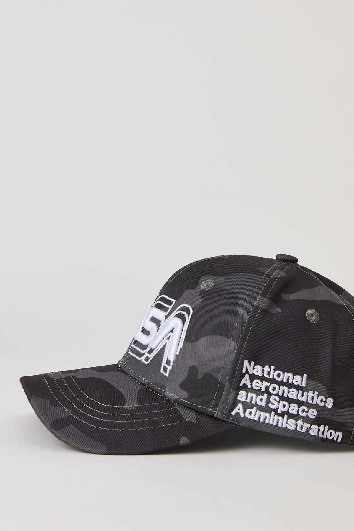 Alt View 2. NASA Embroidered Baseball Hat - Camouflage