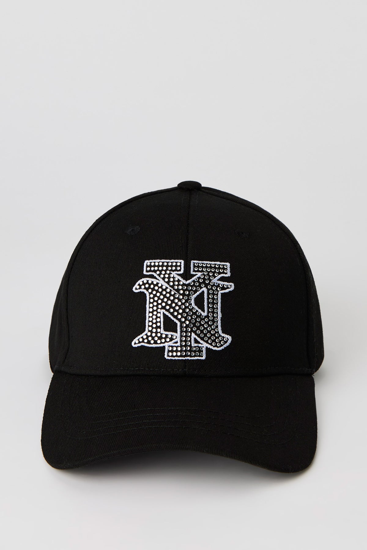 Casquette de baseball avec motif brodé City et pierres du Rhin