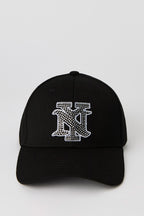 Casquette de baseball avec motif brodé City et pierres du Rhin