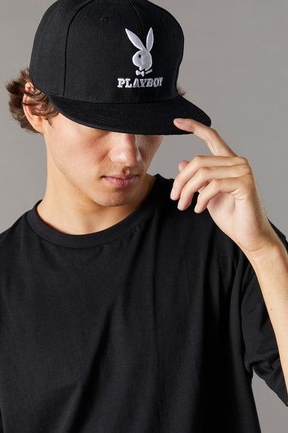 Casquette réglable avec motif brodé Playboy