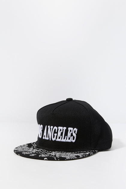 Los Angeles Embroidered Snapback Hat