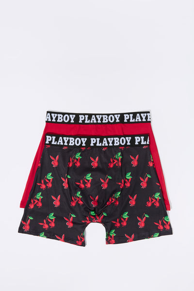 White Playboy Print Boxer Brief (2 Pack) – Urban Planet