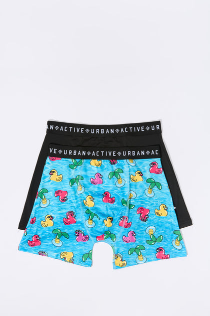 Rubber Duck Print Boxer Brief (2 Pack)