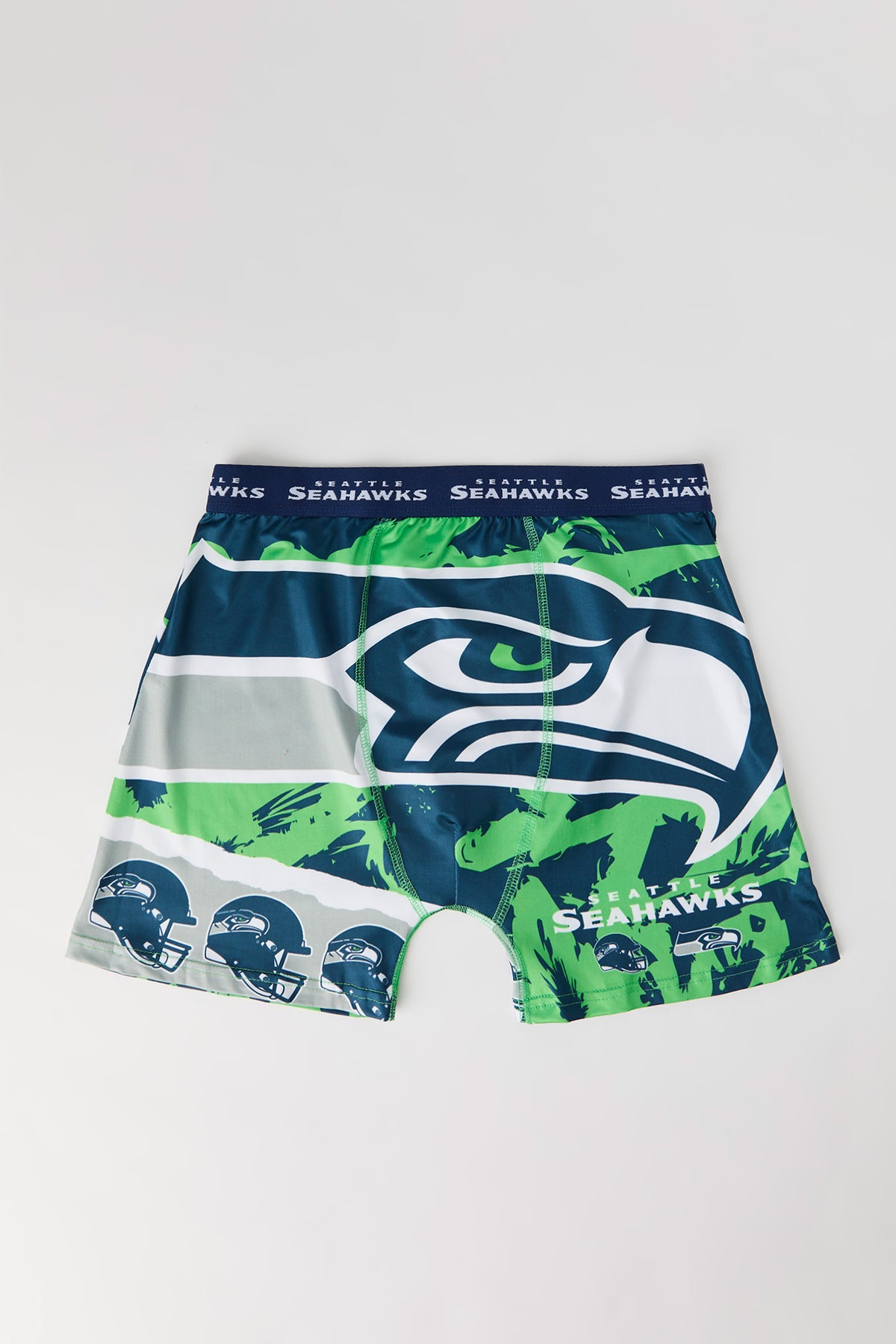 Seattle Seahawks Print Boxer Brief - Green
