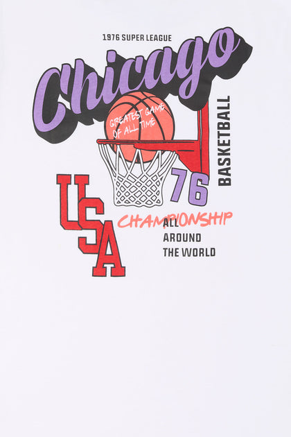 T-shirt à imprimé Chicago Basketball