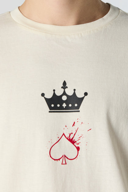T-shirt à imprimé Queen of Spades