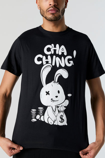 T-shirt à imprimé Cha Ching
