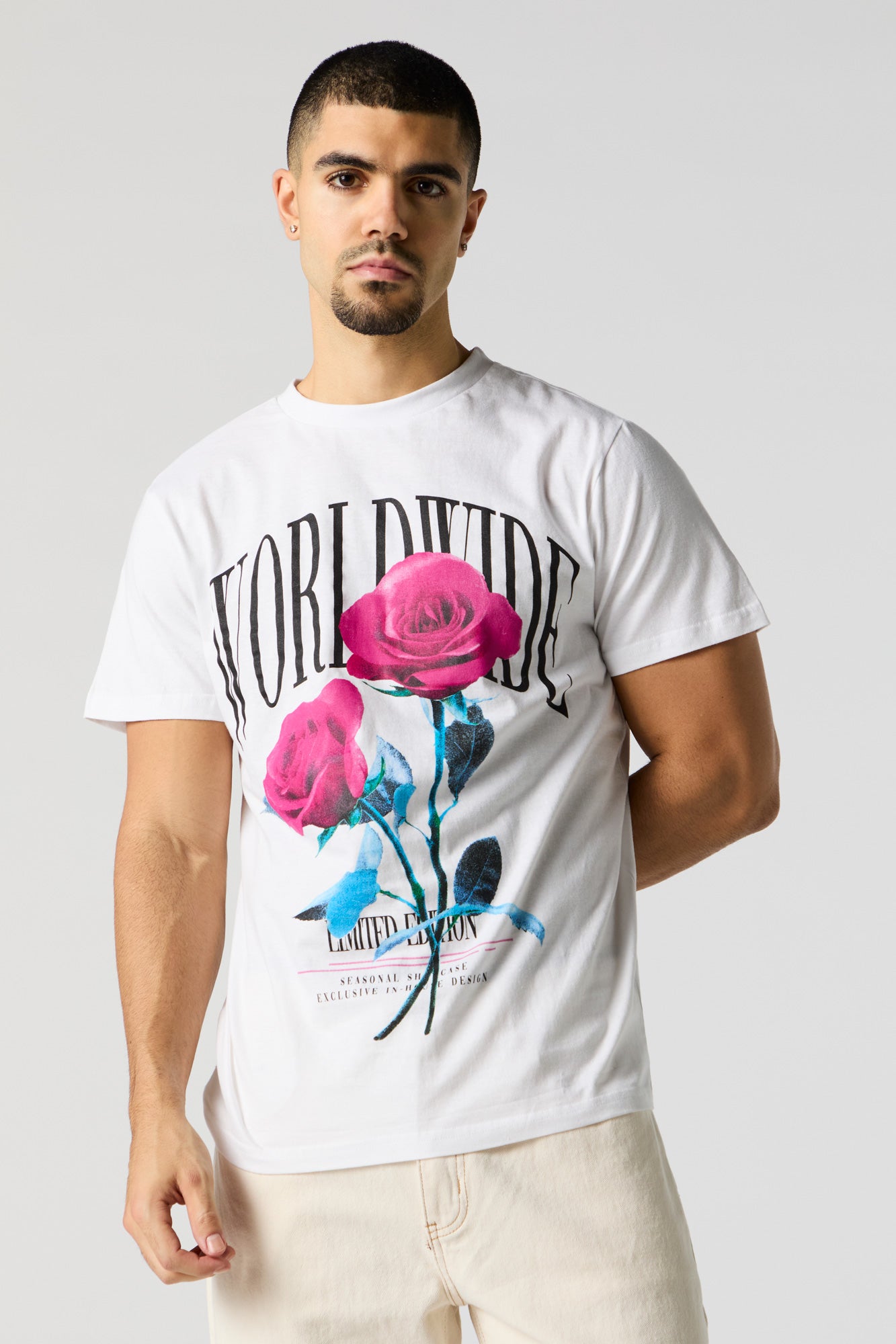 Worldwide Roses Graphic T-Shirt