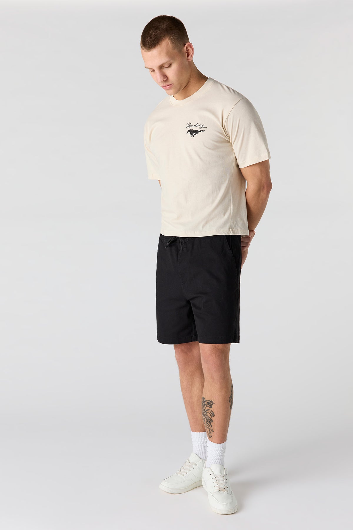 Alt View 3. Ford Graphic Boxy T-Shirt - Cream
