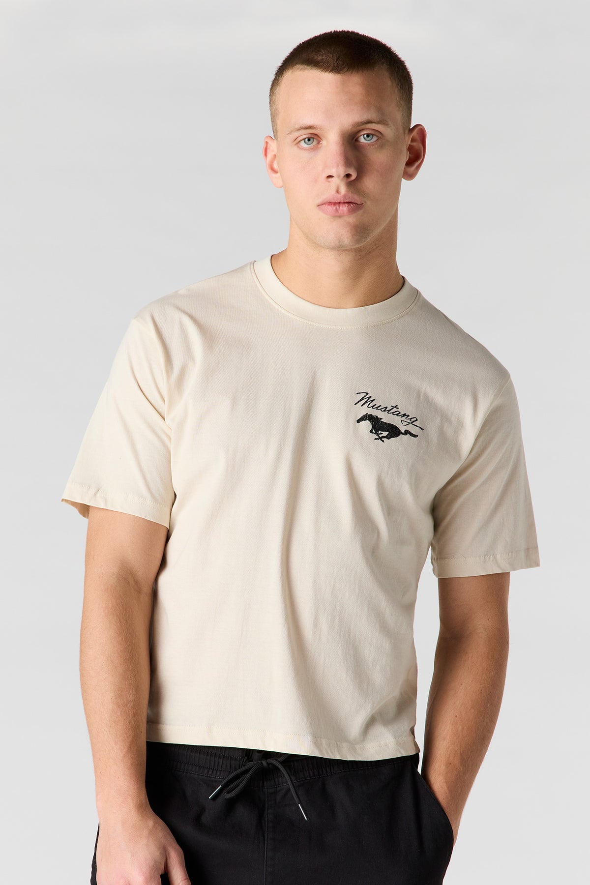 Alt View 2. Ford Graphic Boxy T-Shirt - Cream