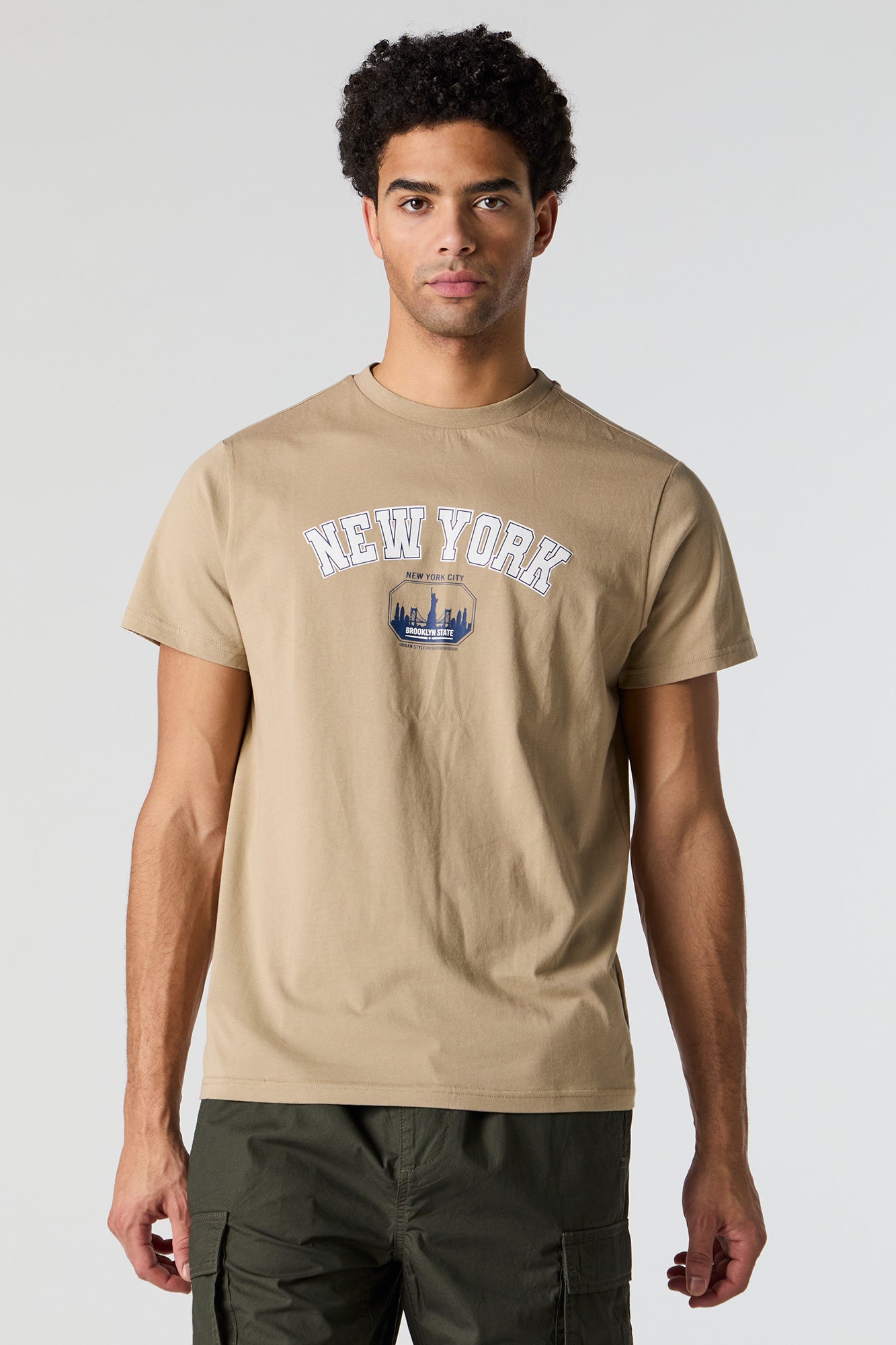 Brooklyn NYC Graphic Fitted T-Shirt – Urban Planet