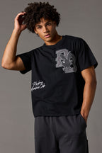 T-shirt avec motif brodé Playboy en sergé et motif camouflage