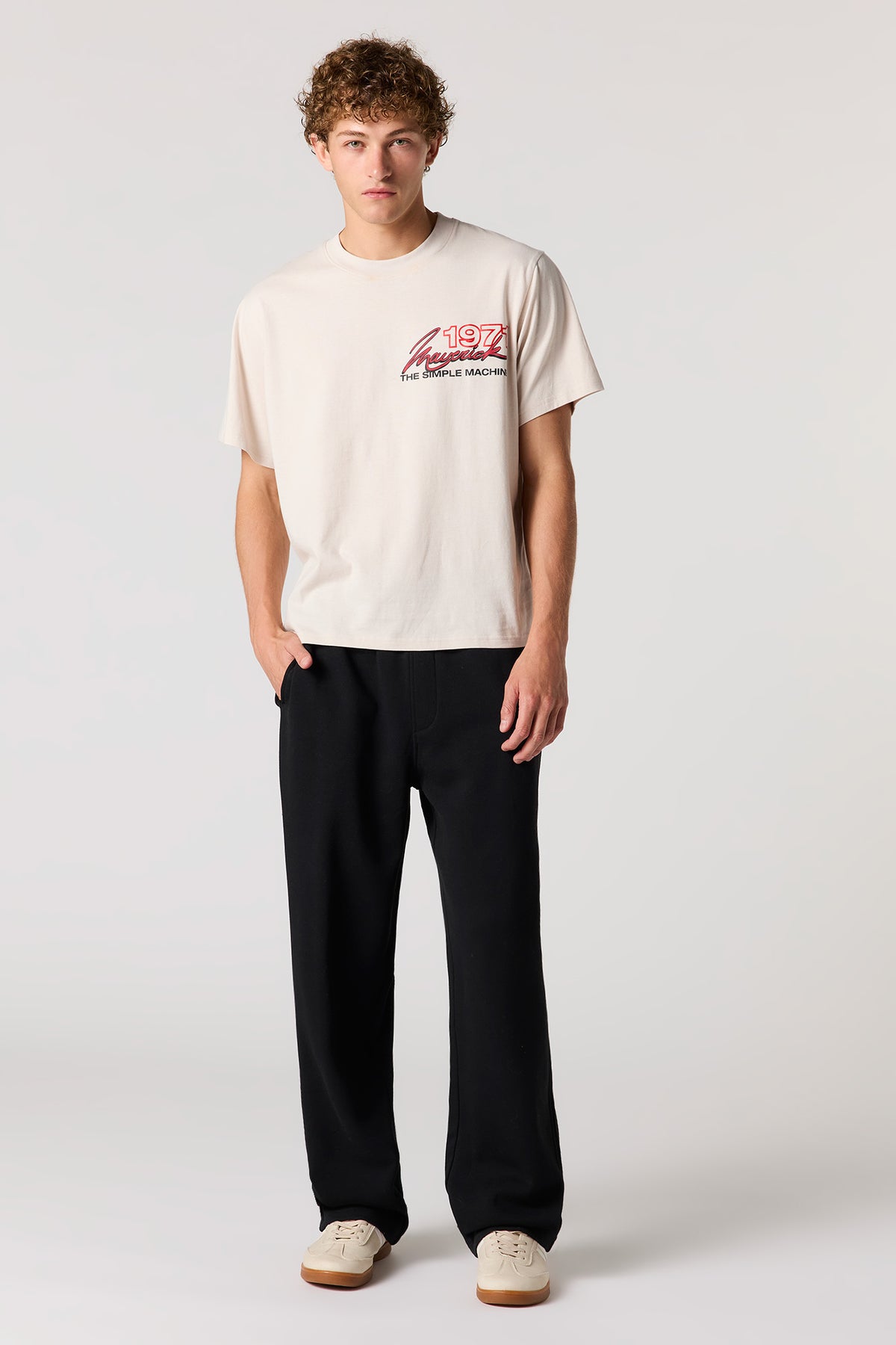 Alt View 3. Ford Maverick Graphic T-Shirt - Light Grey