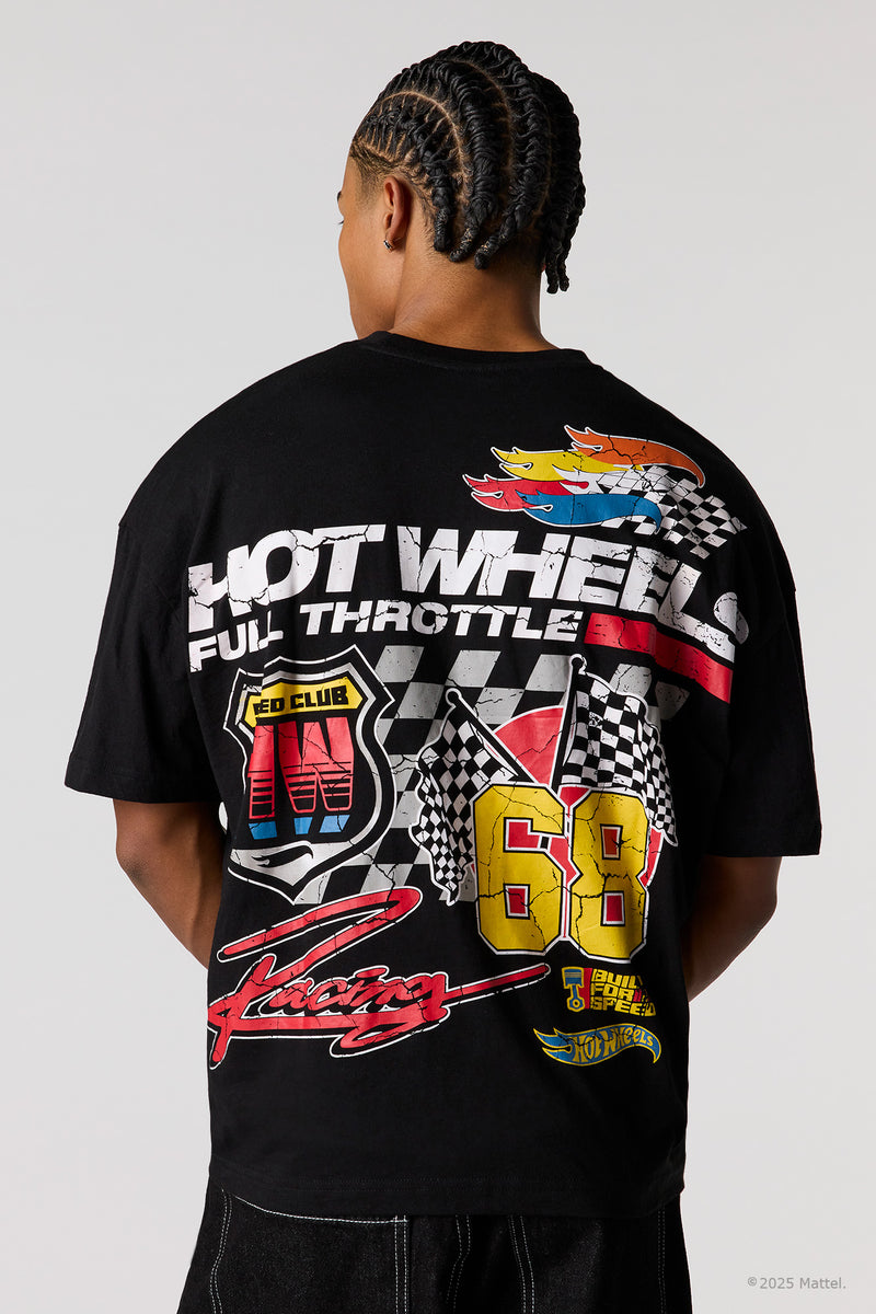 T-shirt décontracté à imprimé Hot Wheels™