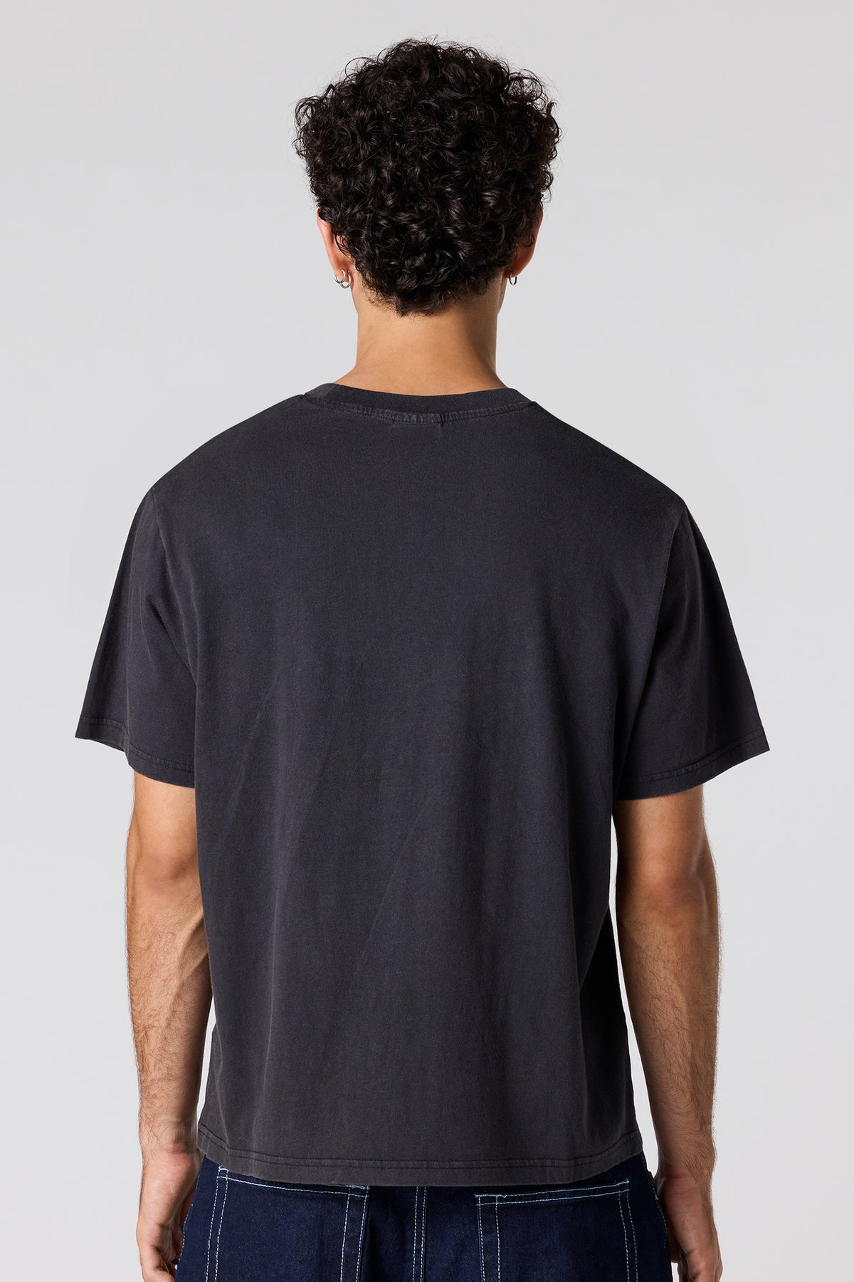 Alt View 2. Ford Truck Graphic Washed T-Shirt - Black